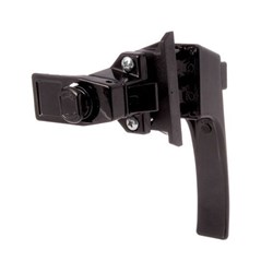 Panorama Caravan Door Lock Kit Keyed to Differ Black - 013552