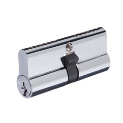 Brava Urban Euro Double Cylinder Anti Panic Rekeyable TE2 Profile KD with Fixed Cam Chrome Plate 70mm