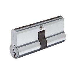 Brava Urban Euro Double Cylinder Anti Panic Rekeyable TE2 Profile KD with Fixed Cam Satin Chrome 70mm