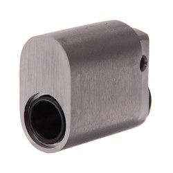 BDS Oval Cylinder 6 Pin without Barrel with Blank Faceplate X W Z & R Cams Satin Chrome