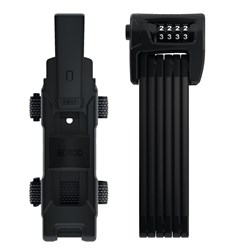 ABUS Bordo Folding Combo Bike Lock with Bracket Black 90cm - 6100C/90