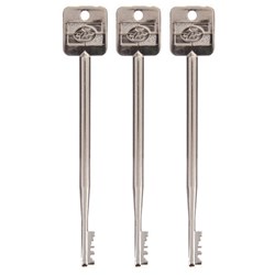 S&G KEY-OPS PRE-CUT 6804-018 SGL BITTED Pkt=3