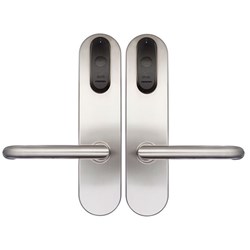 SALTO XS4 ANSI AMOK ESCUTCHEON w/- Z LEVERS (40-45mm DOORS)