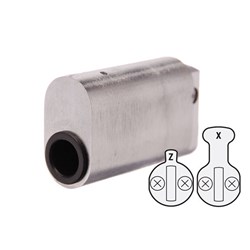 ABUS OVAL CYL EXT'D 50MM SC L/PLUG with W X & Z CAM