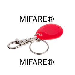 ACSS BLANK MIFARE 1k TUMBLER FOB with KEYCHAIN - RED