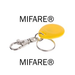 ACSS BLANK MIFARE 1k TUMBLER FOB with KEYCHAIN - YEL