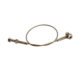 ADI Spare Lanyard in Stainless Steel to suit PVC Lockable Caps, 300mm Length - LANYARDSS