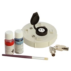 ADI  PVC 90mm LOCKABLE CAP RETROFIT 2 inc. RING