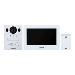 DAHUA 2-wire wifi hybrid VTO02003F-P+VTH5123H-W Video Intercom KIT (DHI-KTX01(S)