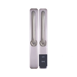SALTO XS4 ONE HSE ESC. w/ U LEVER (40-45mm) - IM & BLACK for Sliding Doors (Manufacturing Code 117)