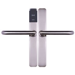SALTO XS4 ONE HSE ESCUTCHEON w/- Z LEVER (35-53mm) - IM & BLACK IP55