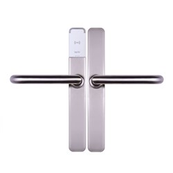 SALTO XS4 ONE HSE Escutcheon w/- Z Lever IM & White, 8mm spindle