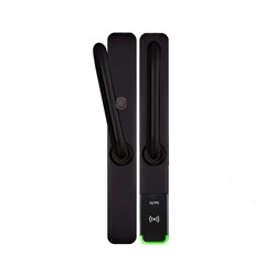 SALTO XS4 ONE HSE Euro Escutcheon with do not disturb in Black finish and Black reader Special manufacturing code 117