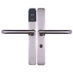 SALTO XS4 ONE HSE PRIVACY ESCUTCHEON w/- Z LEVER (45-50mm) IM & BLACK