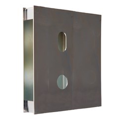 BDS Lock Box to suit Lockwood 3570EL Lock with Cylinder & Spindle Hole 60mm Backset 128x175x30mm - LB2E