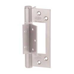 Lockwood Fast Fix Hinge Heavy Duty Wrap Around for Aluminium Door 130x39x3mm Silver - AH130SIL