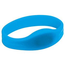 Neptune iClass Silicone Wristband in Light Blue, Medium