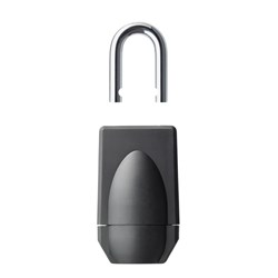 SALTO NEOxx, Padlock With Loose Shackle, Mifare, BLE + HSE, Black Reader, (IP68)