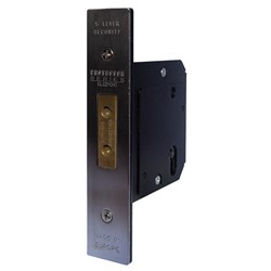 PROTECTOR 701 Series 5 Lever Mortice Deadbolt Backset 58mm Satin Stainelss Steel - 791-3.0-SSF