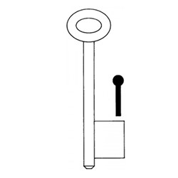 RST BLANK PIN SAFE 64X4 1/2G