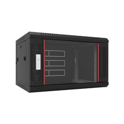 Redback Rack, 6RU, Double Section Wall Mount Cabinet, 600x600x370mm, 20.1kg