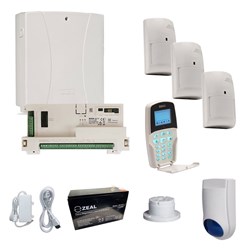 RISCO LightSYS+ Alarm Kit with Standard LCD Keypad, 3x DigiSense PIR Detectors and Accessory Kit