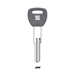 Silca AB114P Key Blank with Plastic Head for Abus Padlocks and Bike Locks