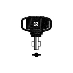 Silca EFL1P Key Blank with Plastic Head for EFEL Equipment and Other Machinery