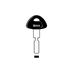 Silca HU71P Key Blank with Plastic Head for Scania Cars