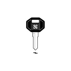 Silca MRT1RP Key Blank with Plastic Head for Merit Cylinders and Machinery