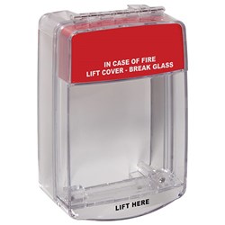 STI EURO STOPPER S/MNT  NO SOUNDER RED w/- FIRE LABEL