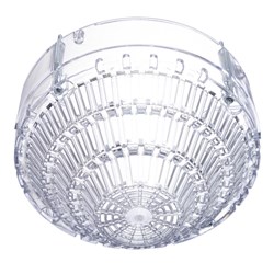 STI Polycarbonate Detector Stopper Surface Mount Clear 210Hx210Wx146Dmm - STI-8130