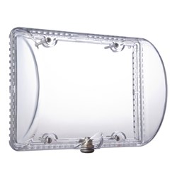 STI Large Thermostat Protector Flush Mount with Key Lock 135Hx215Wx92Dmm - STI-9110