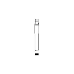 Silca WT53T Key Blank for Blade only Witte Audi and Volkswagen Cars (for HU101T NEW STYLE 2012+)