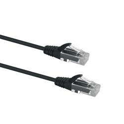 Datamaster Cat-6 Patch Ultra Slim 1.5m, Black